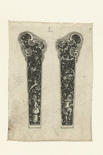 Two knife handles