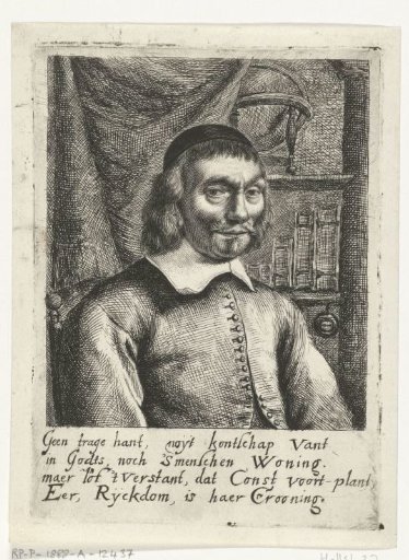 Portrait of a scholar (François van Oerle?)