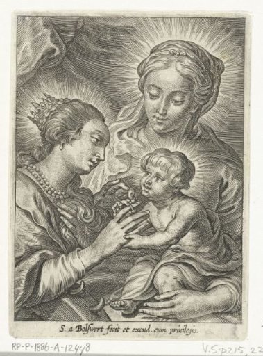 The Virgin Mary with Child and Saint Catherine of Alexandria