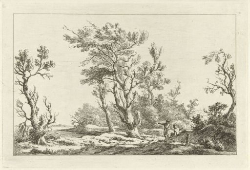 Travelers in a landscape
