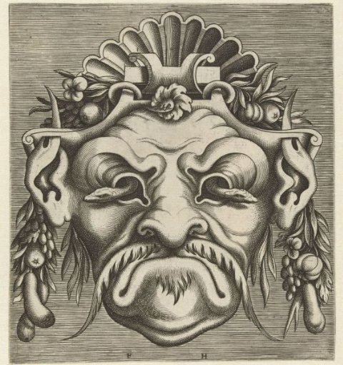 Mask with Two Snakes Looking Out from the Eye Sockets