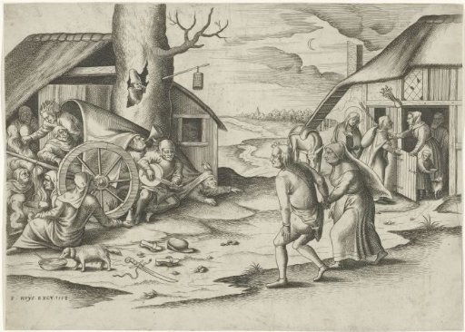 Mary and Joseph at an Inn