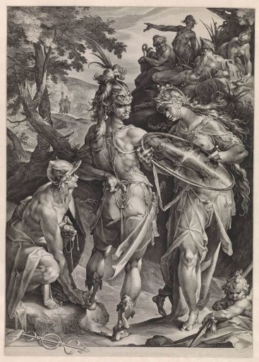 Minerva and Mercury Arm Perseus