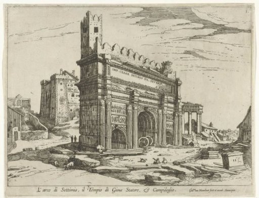 Arch of Septimius Severus and the Capitoline