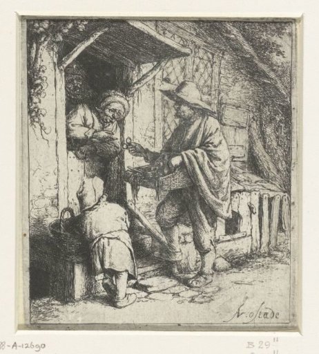 Spectacle Seller with an Old Woman