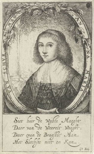 Portrait of Anna Maria van Schurman