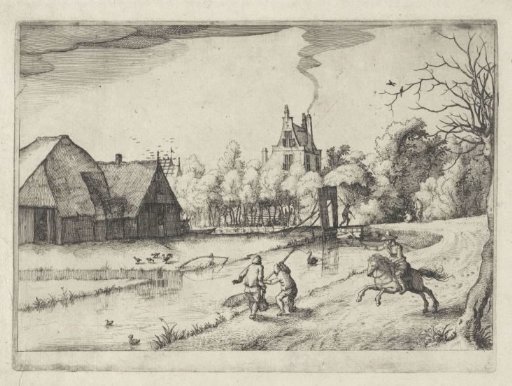 Country house and orchard of Jan Daimen, near Sloterdijk