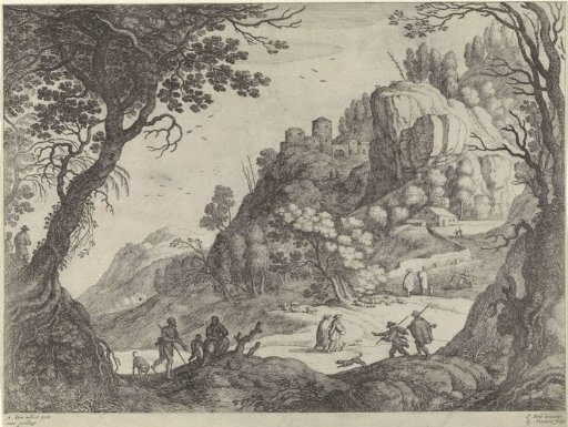Mountain Landscape with Figures