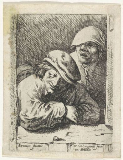 Three Peasants at a Window