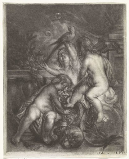 Allegory on transience (Vanitas)