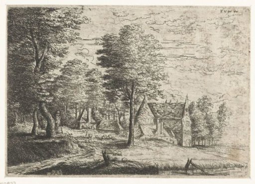 Landscape with a shepherd and his flock