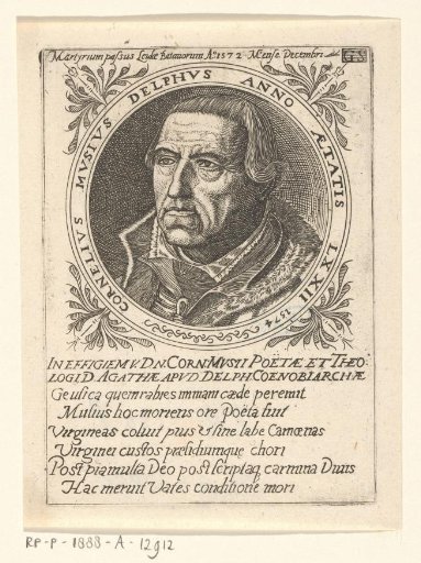 Portrait of Cornelius Musius