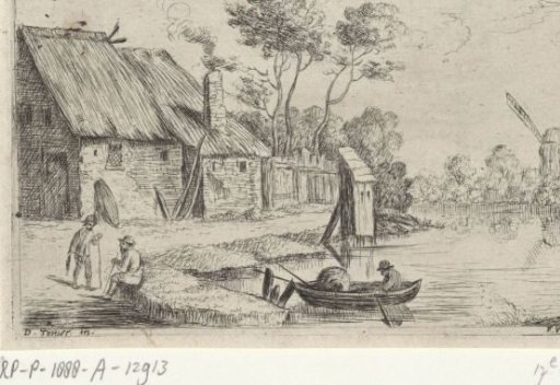 Landscape with a Farm and Water