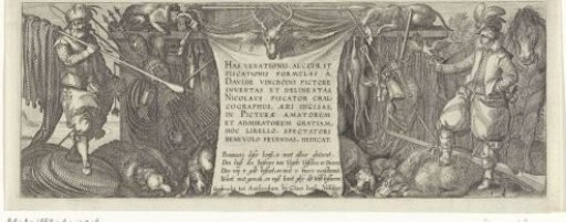 Title Print for a Series of Hunts on Birds, Fish, and Mammals