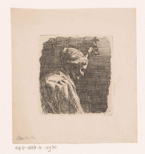 Old Woman with Candlestick