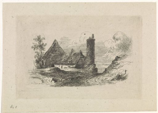Landscape with Farm and Tower