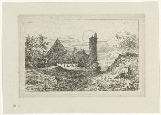 Landscape with Farm and Tower