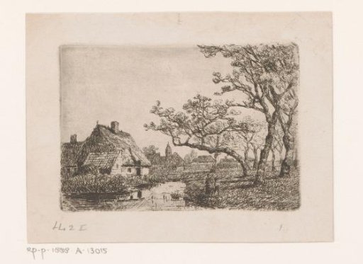 View of a Village in East Flanders