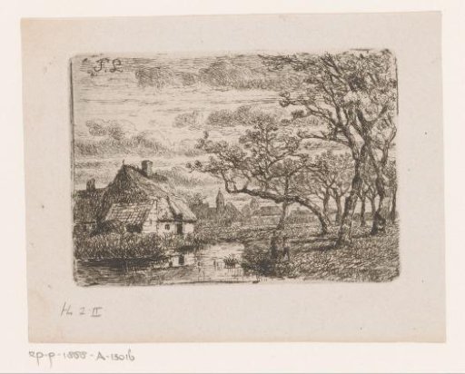 View of a Village in East Flanders