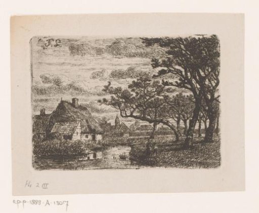 View of a Village in East Flanders