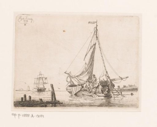 Boarding and loading onto a sailing boat
