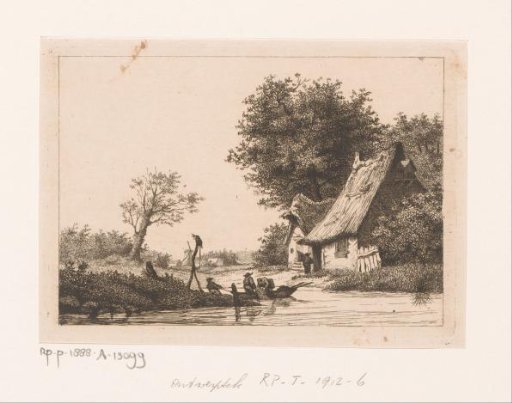 River view with fishermen near Kruibeke