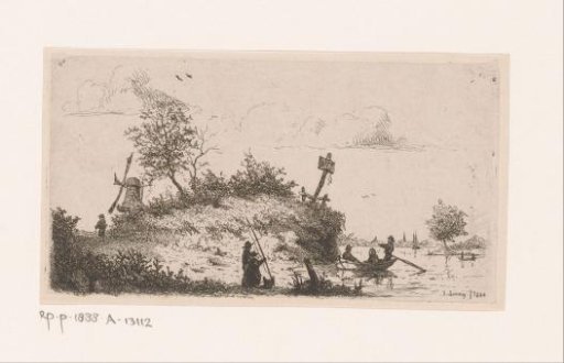 View of the Scheldt at Kruibeke