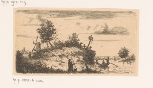 View of the Scheldt at Kruibeke