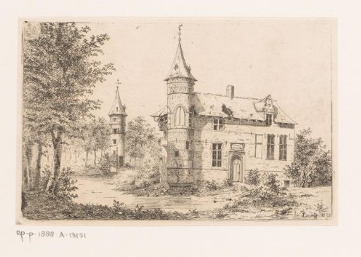 Ruin of Castle Gallifort near Deurne