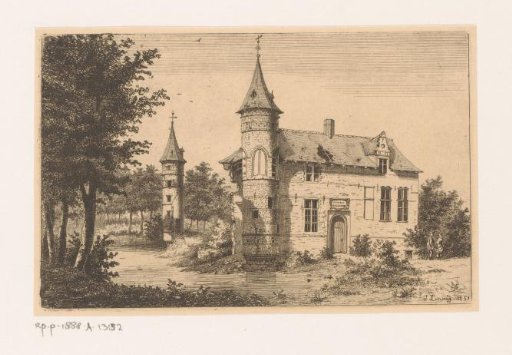 Ruin of Castle Gallifort near Deurne