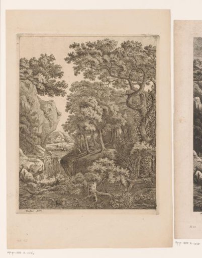 Landscape with Waterfall