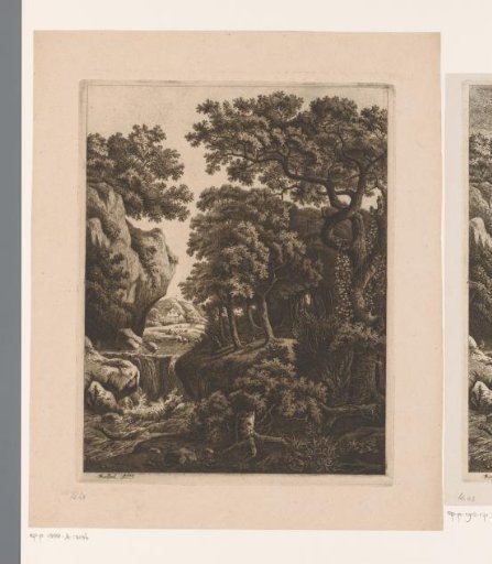 Landscape with Waterfall