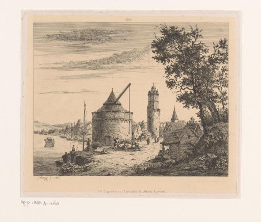 View of the Harbour of Andernach