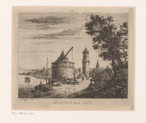 View of the Harbour of Andernach