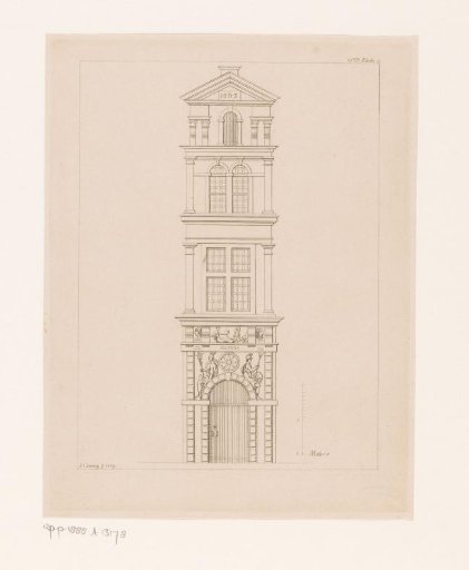 Facade of a building with the name Pictura above the door