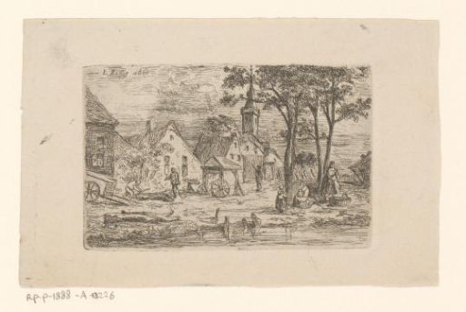 View of a village