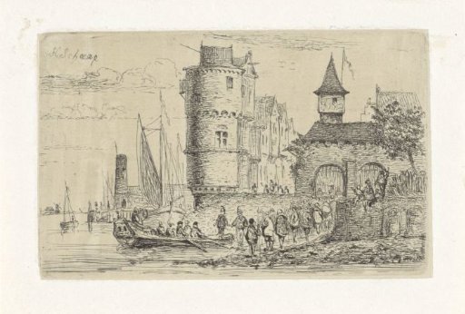 Reception of passengers on a ship