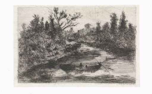 Canal with boat