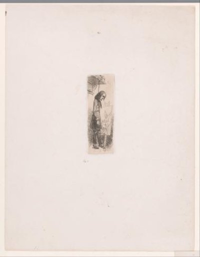 Artist at a Noose Before a Painting with a Devil