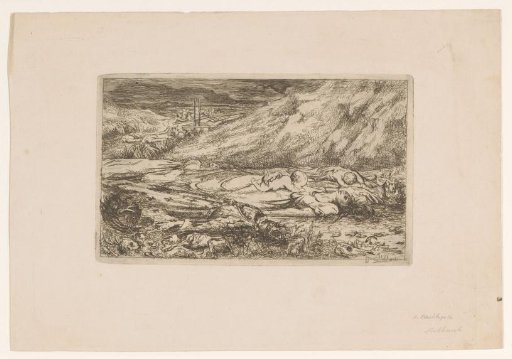 Landscape With Figures Including That Of A Woman With A Baby And A King