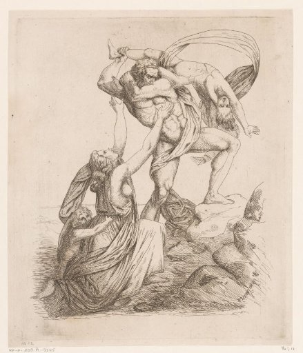 Achilles Strikes Astyanax Against the Rocks