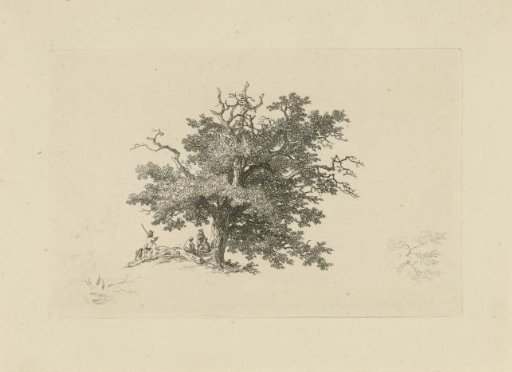 Company under an oak