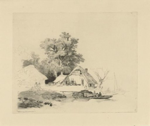 Farmhouse by the water