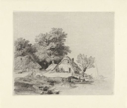 Farmhouse by the water