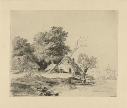 Farmhouse by the water