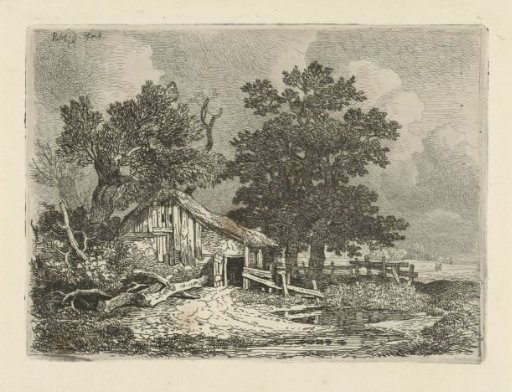 Barn in a landscape