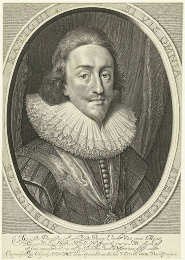 Portrait of Charles I, King of England, in oval