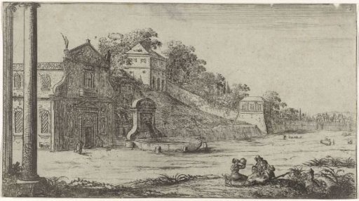 View of a Church in Rome