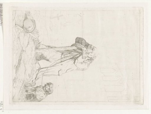 Beggar at a Cemetery