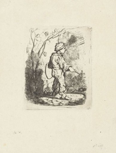 Boy with a hoop